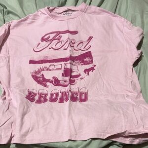 Ford Bronco Pink Graphic Tee